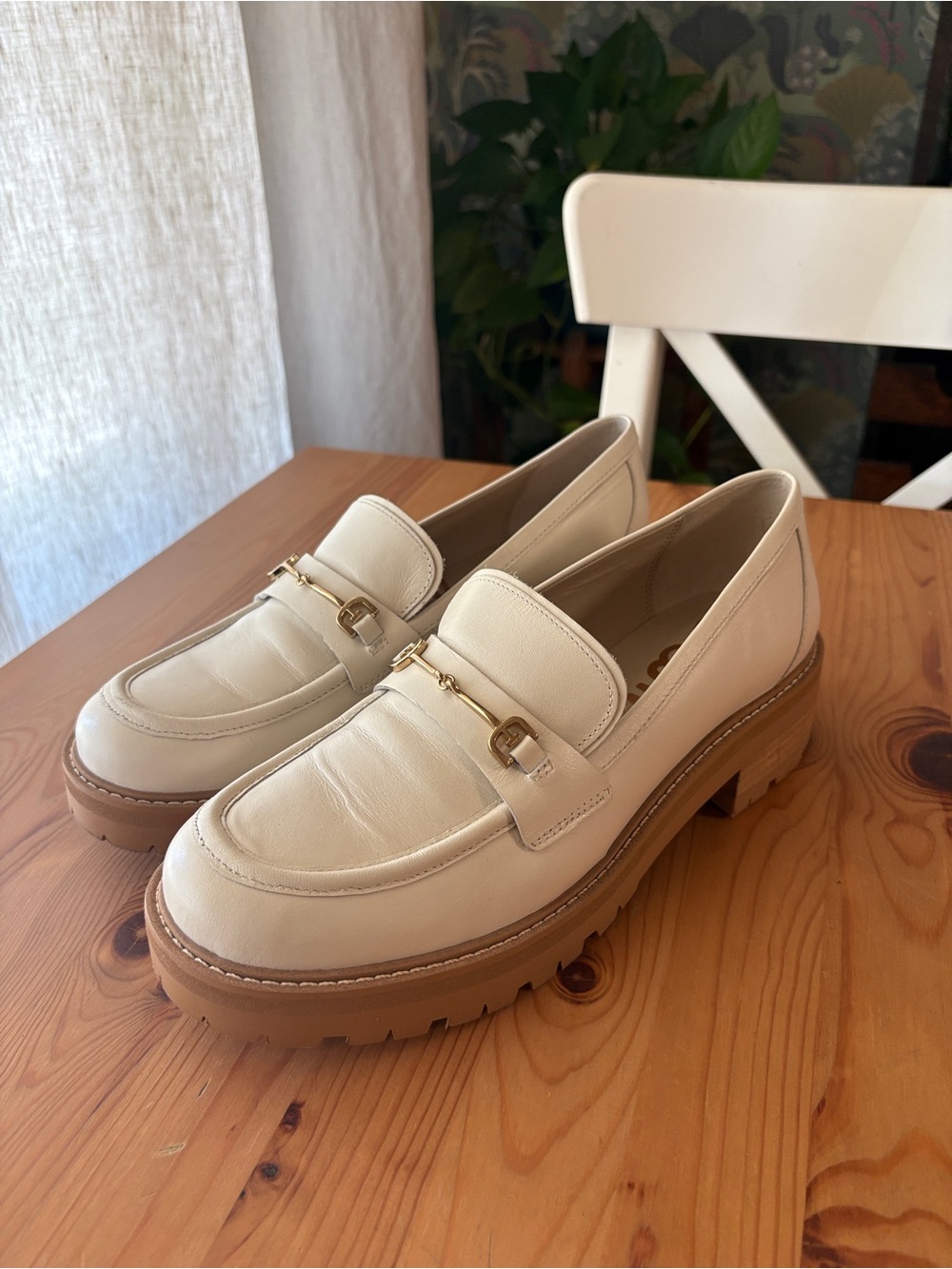 Sam Edelman Tully loafer in white, 9.5